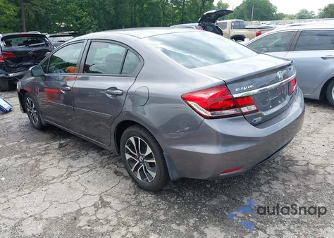 2015 Honda Civic Ex из США, поврежденный, VIN 19XFB2F89FE066625